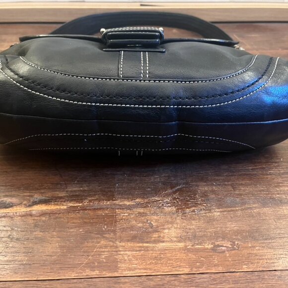 Vintage Y2K Coach Black Leather Soho Shoulder Bag - Picture 13 of 16